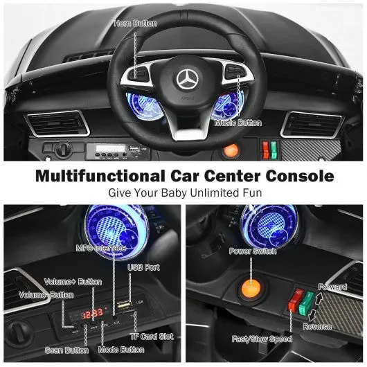 12V Mercedes Benz GLE Licensed Kids Ride On Car -Black