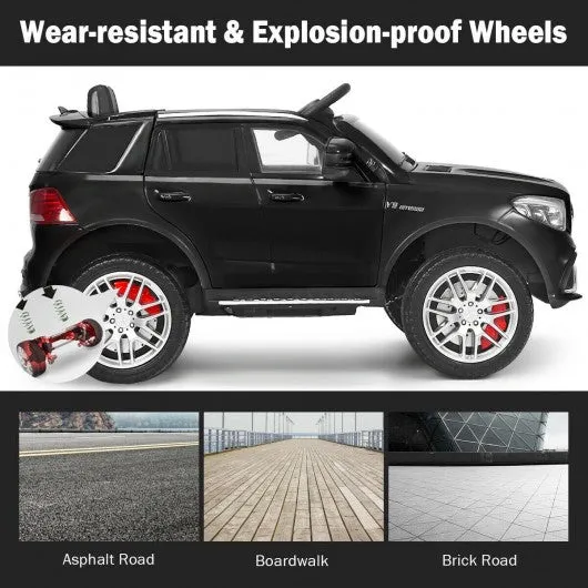 12V Mercedes Benz GLE Licensed Kids Ride On Car -Black