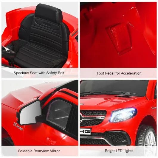12V Mercedes Benz GLE Licensed Kids Ride On Car -Red