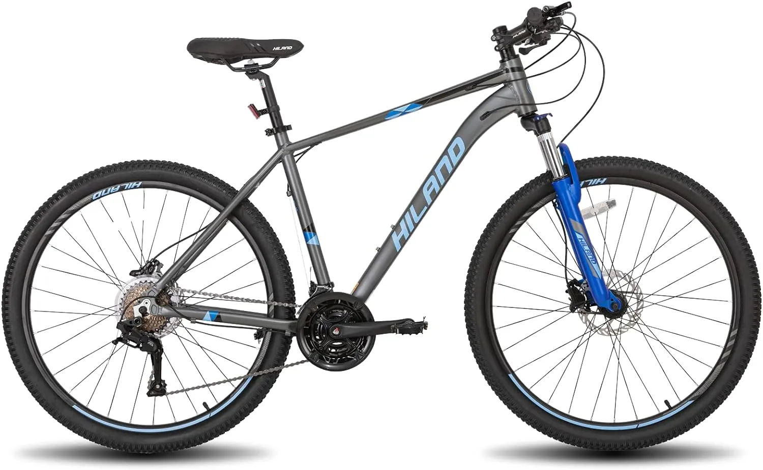 27.5 Inch Mountain Bike 21 Speeds, Lock-Out Suspension Fork, Aluminum 18 inch Frame Hydraulic Disc-Brake