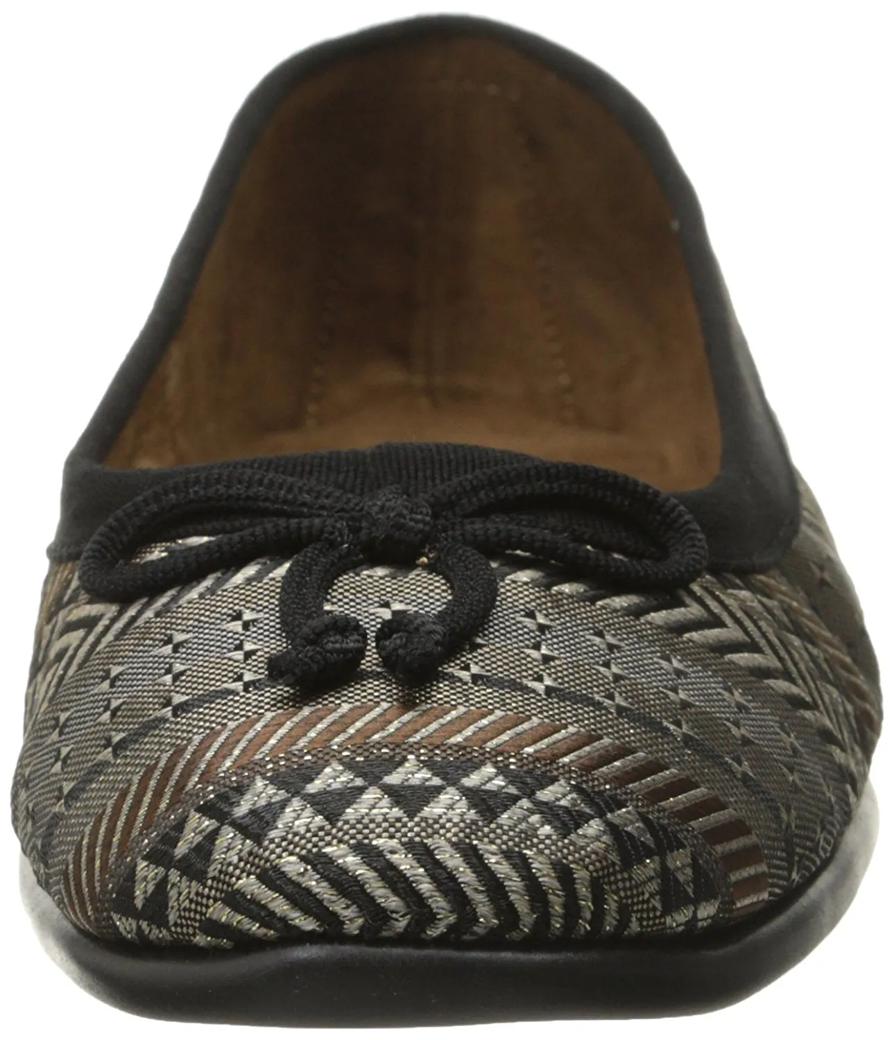 Aerosoles Teashop Ballet Flat, Black Tan Combo (Women)