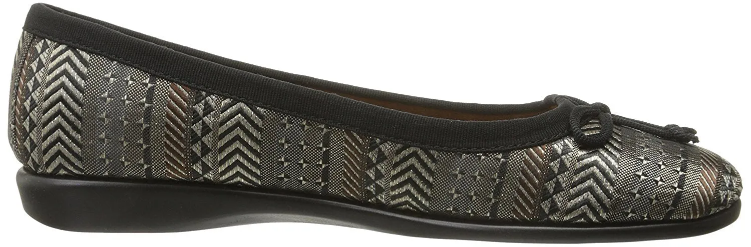 Aerosoles Teashop Ballet Flat, Black Tan Combo (Women)