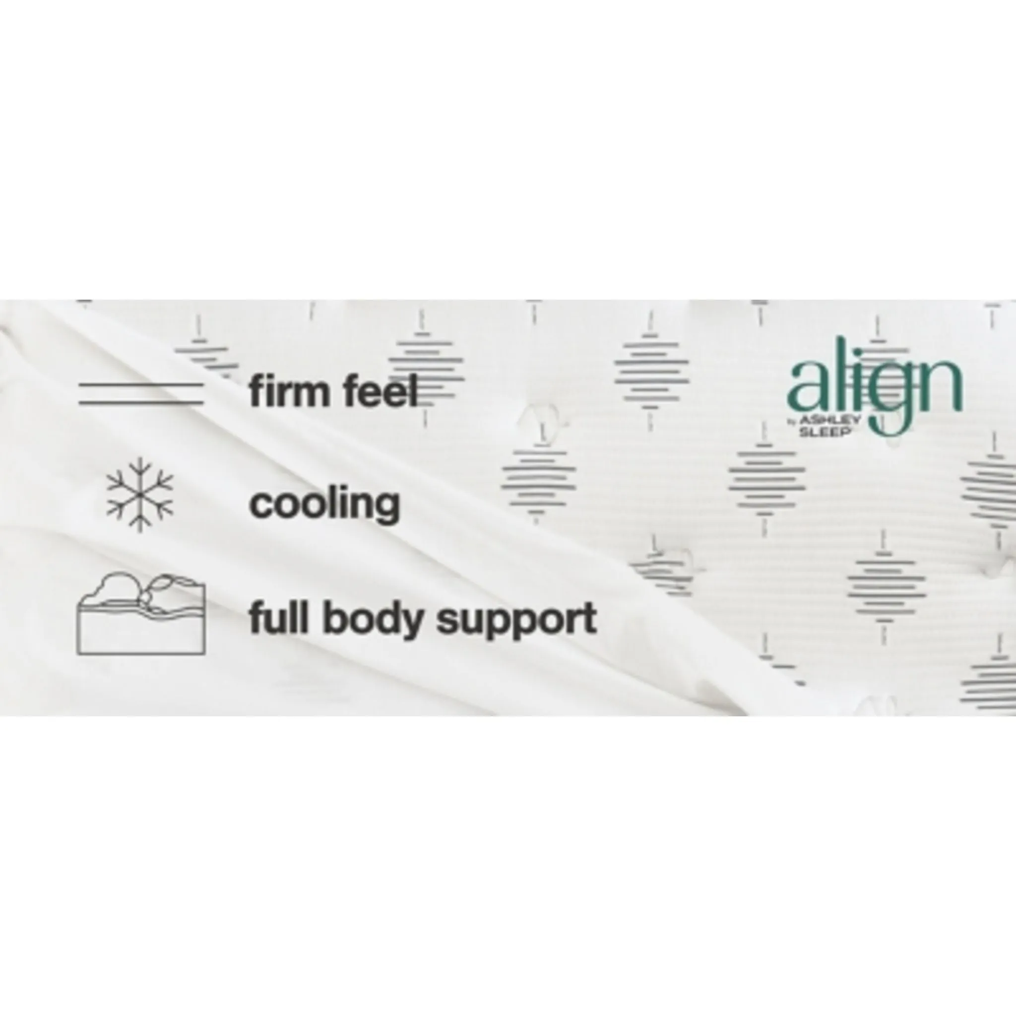 Ashley Sleep Align Firm Tight Top with Memory Foam