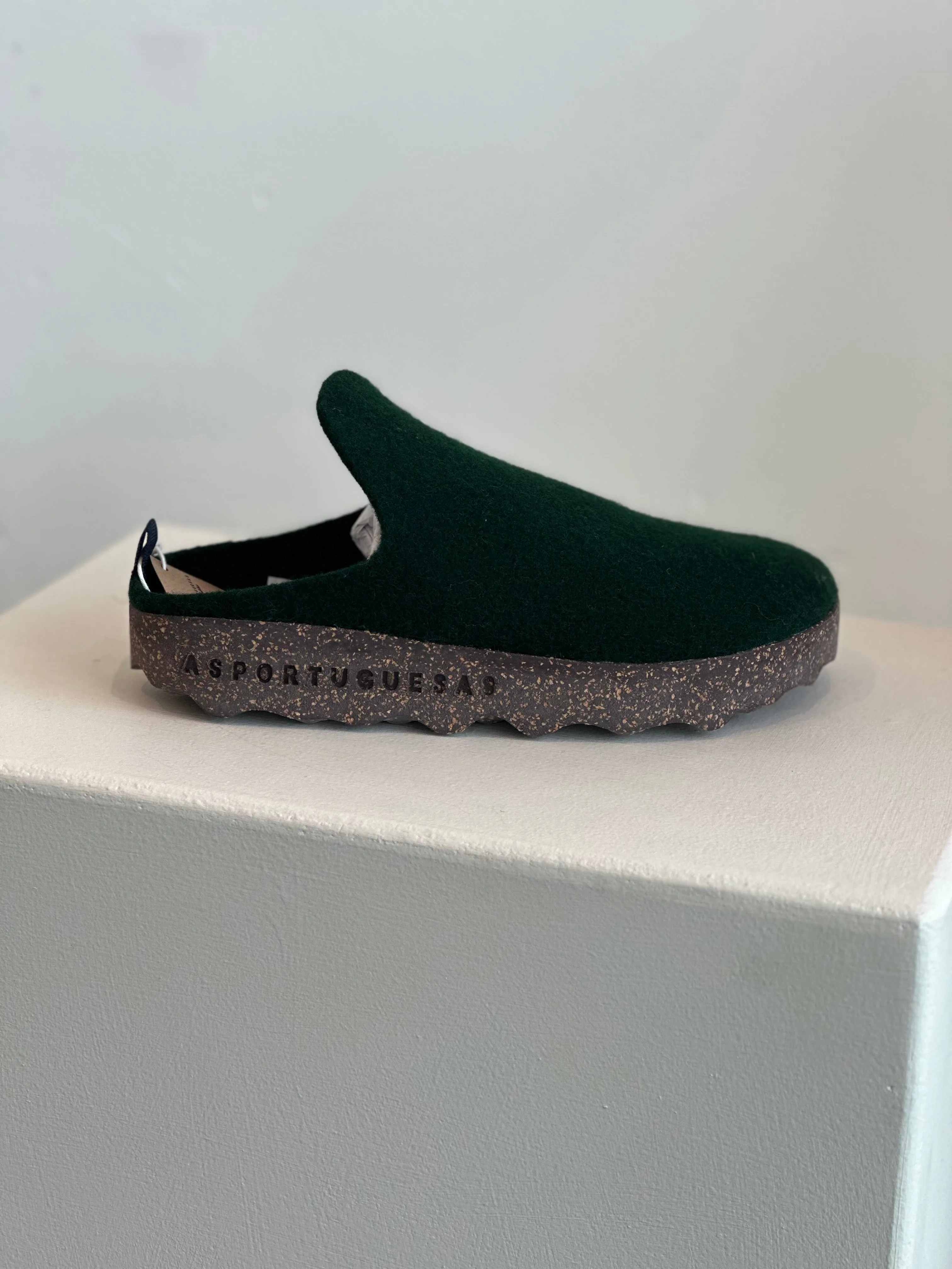 Asportuguesas COME Slip-On Sneaker Mule | Evergreen
