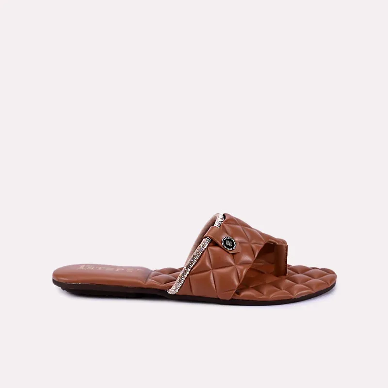Caris Mustard Quilted Slippers 0412261