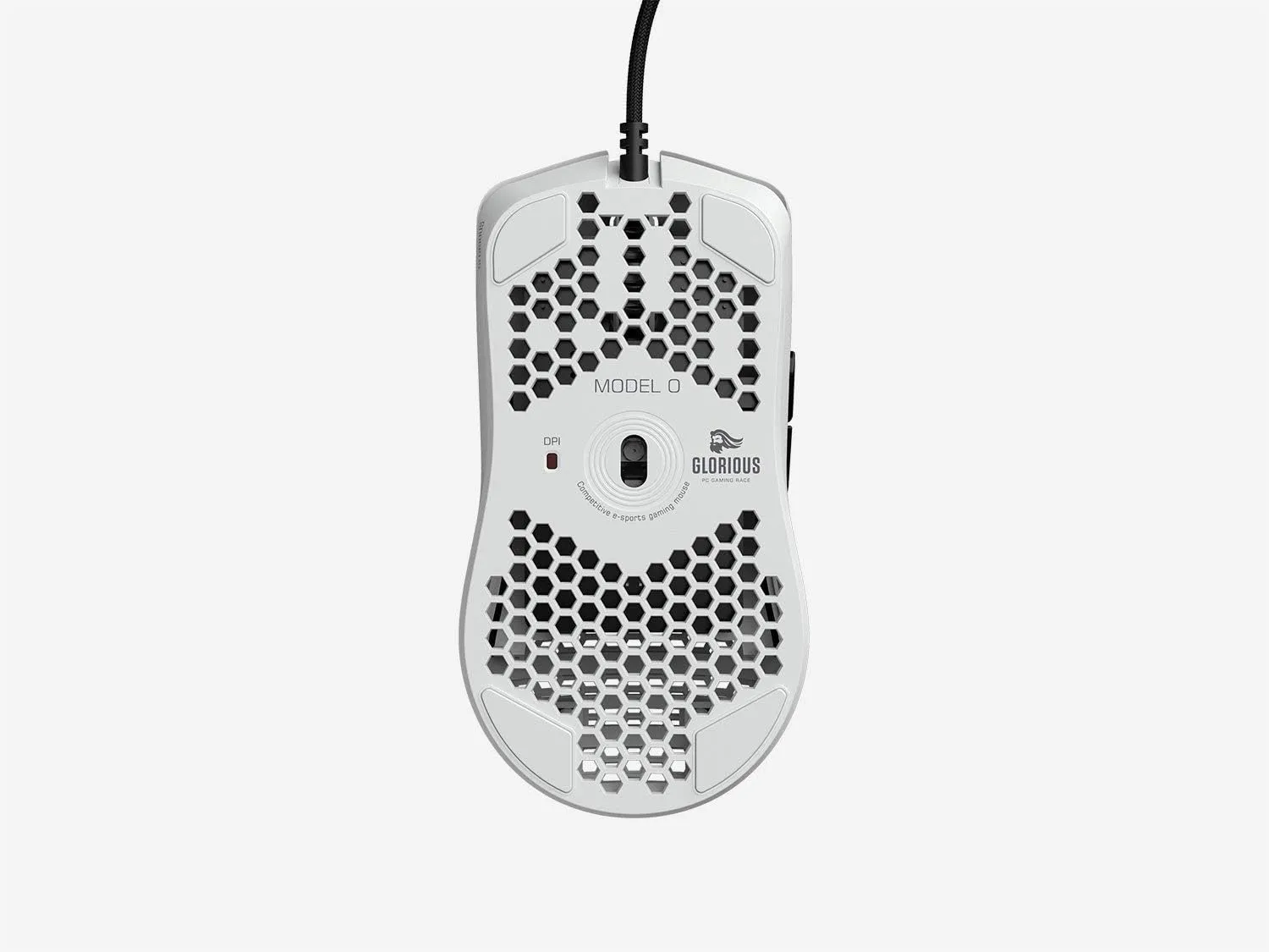 Glorious Model O Gaming Mouse, Glossy White (RENEWED)