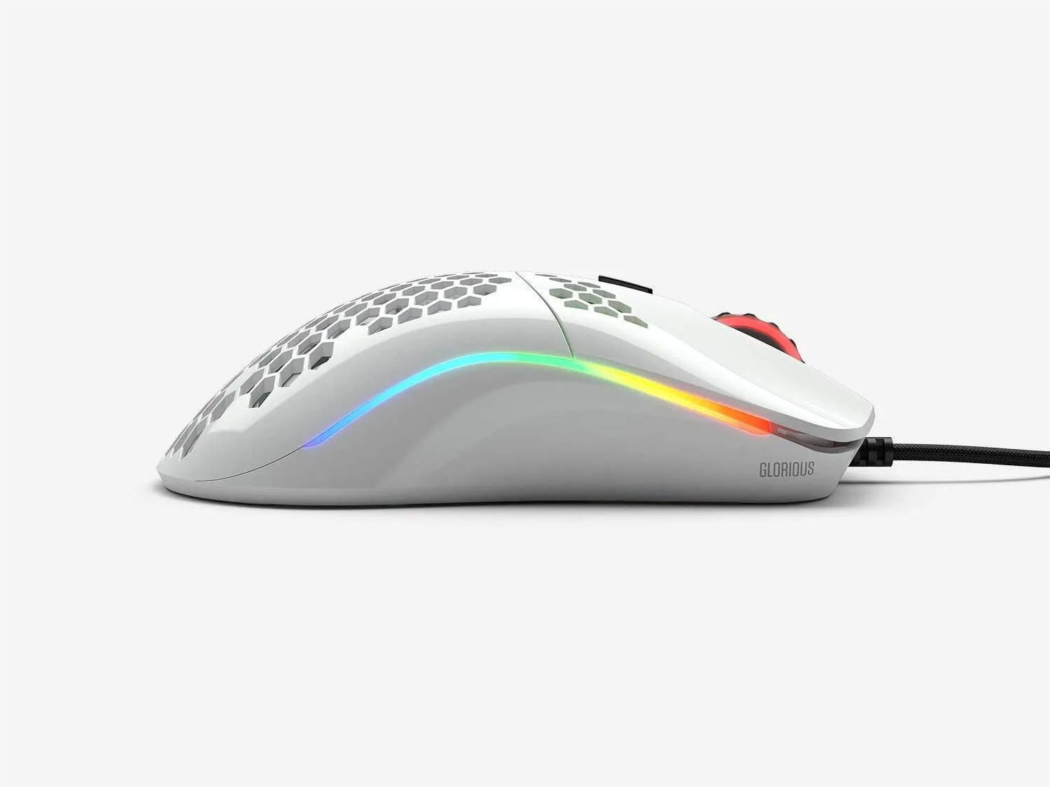 Glorious Model O Gaming Mouse, Glossy White (RENEWED)
