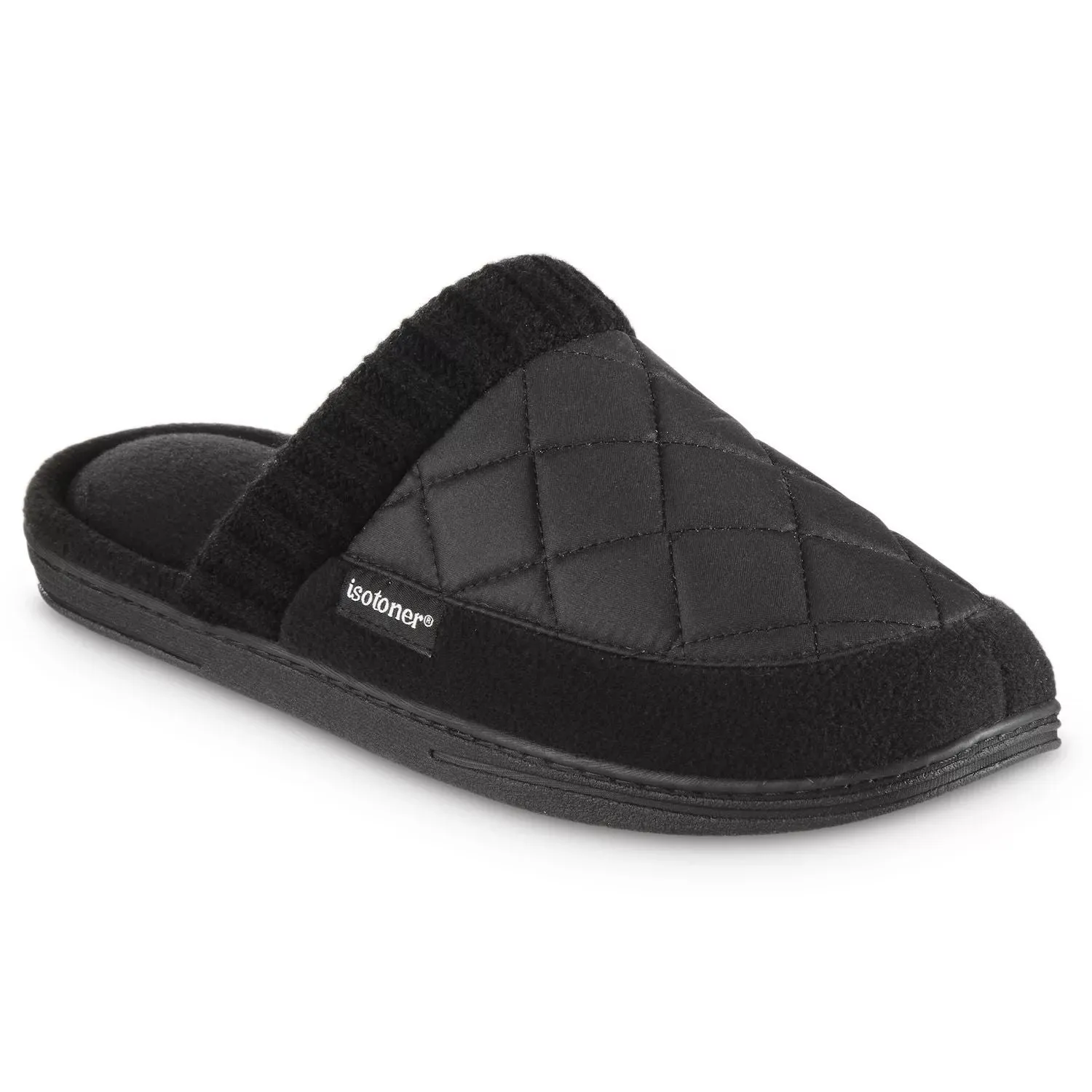 isotoner Levon Men's Quilted Clog Slippers