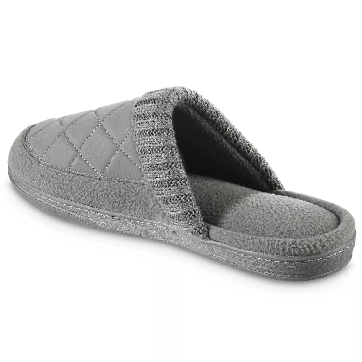 isotoner Levon Men's Quilted Clog Slippers