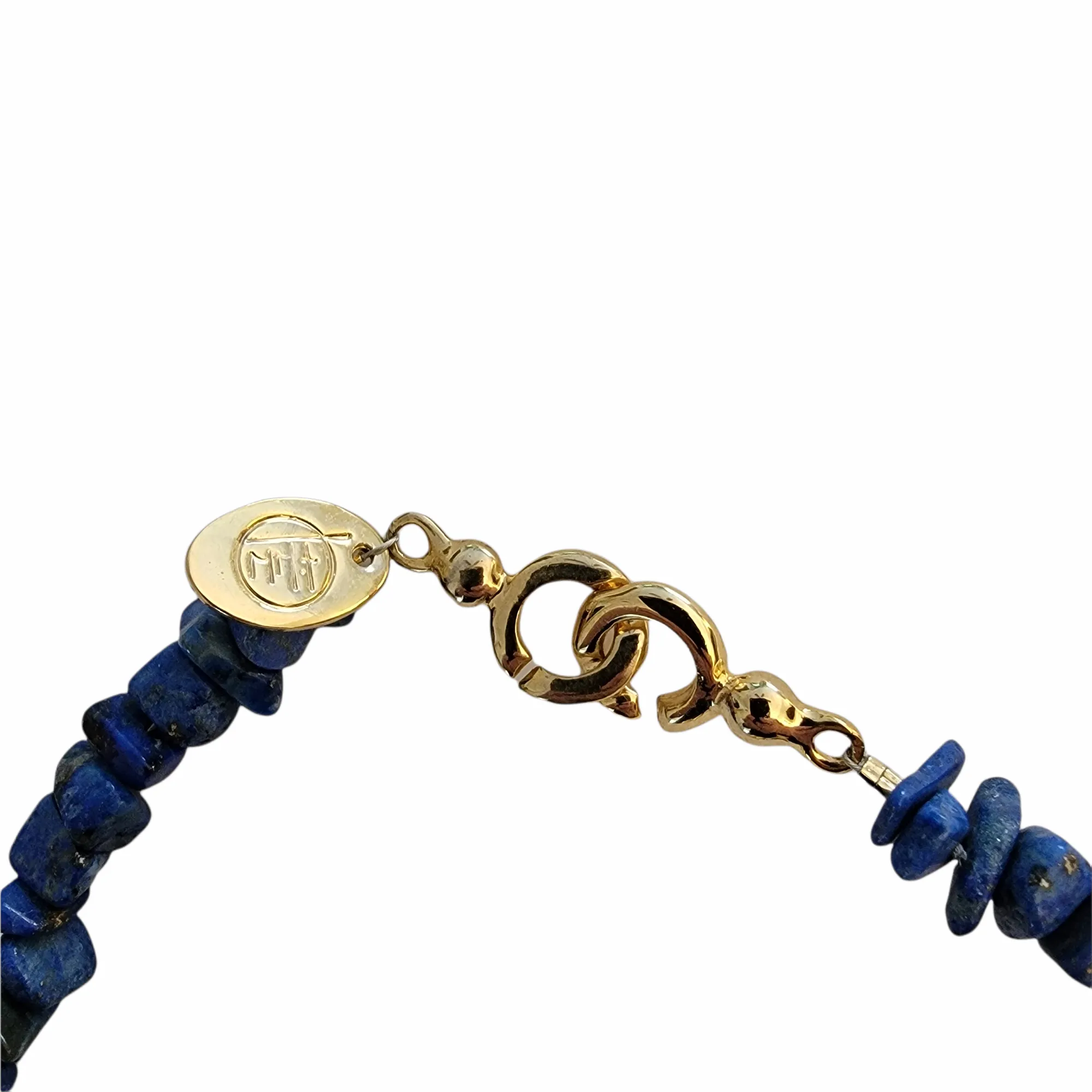 Mary McFadden Vintage Lapis Necklace, Earrings, & Bracelet Set
