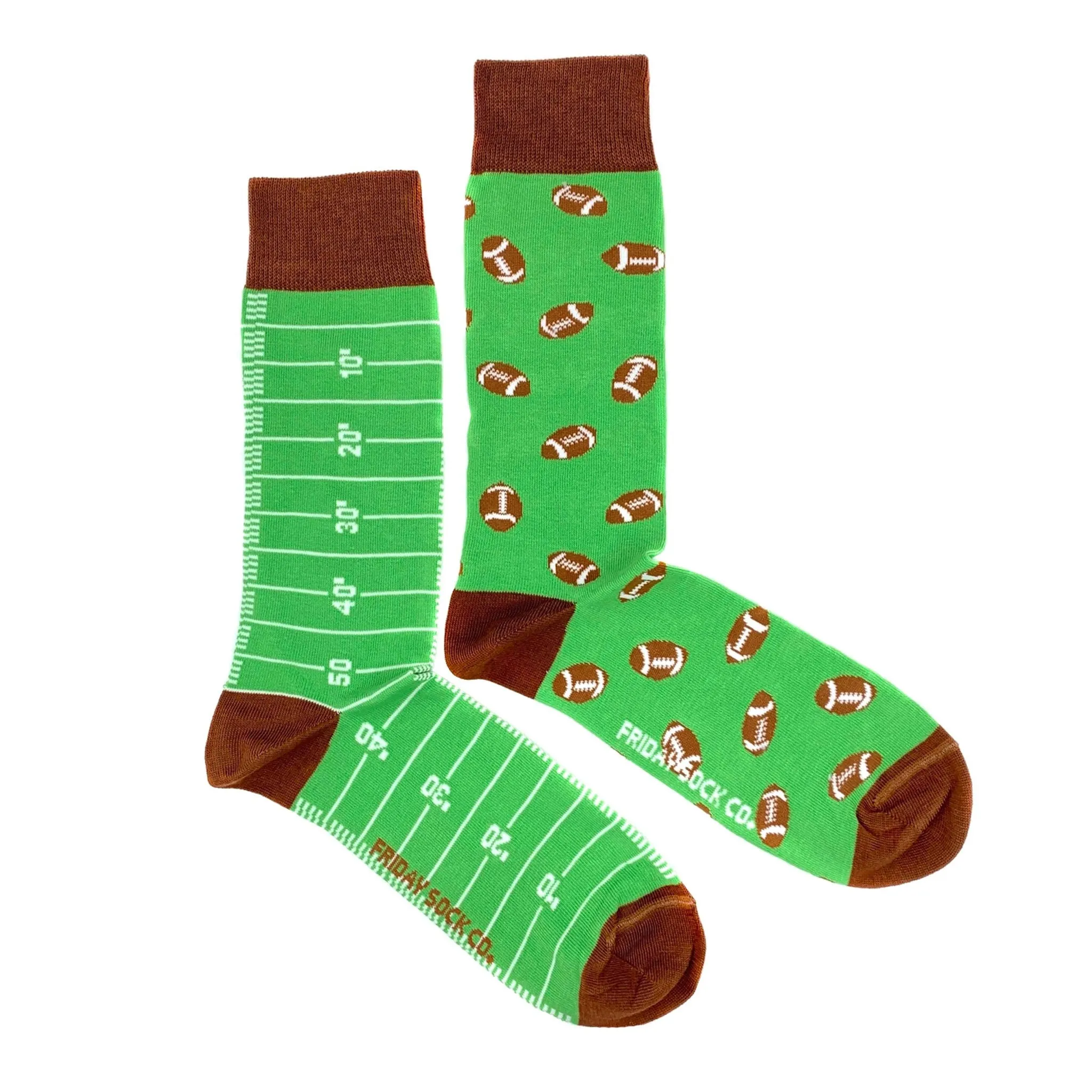 Mismatched Men's Socks - Football Game Day