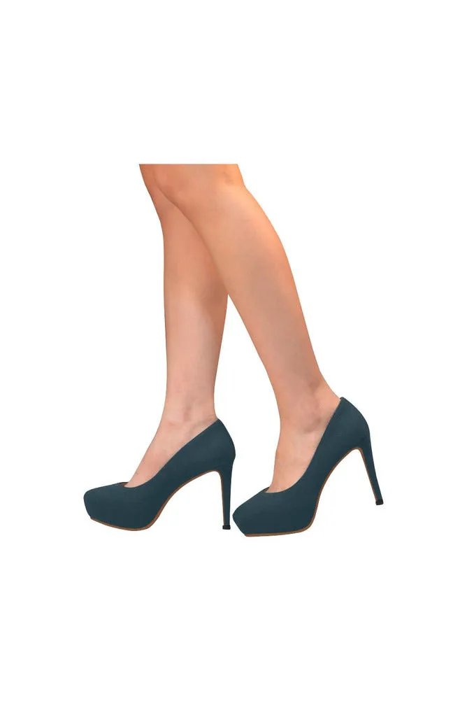 Navy Women's High Heels