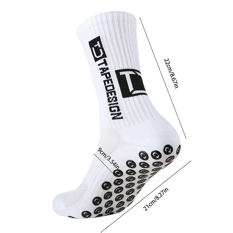 Non-Slip Grip Soccer Socks