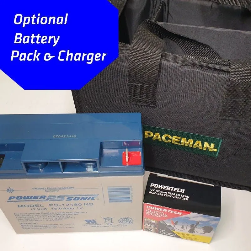 Paceman 245 Edge - Cricket Bowling Machine - With 240v Adaptor