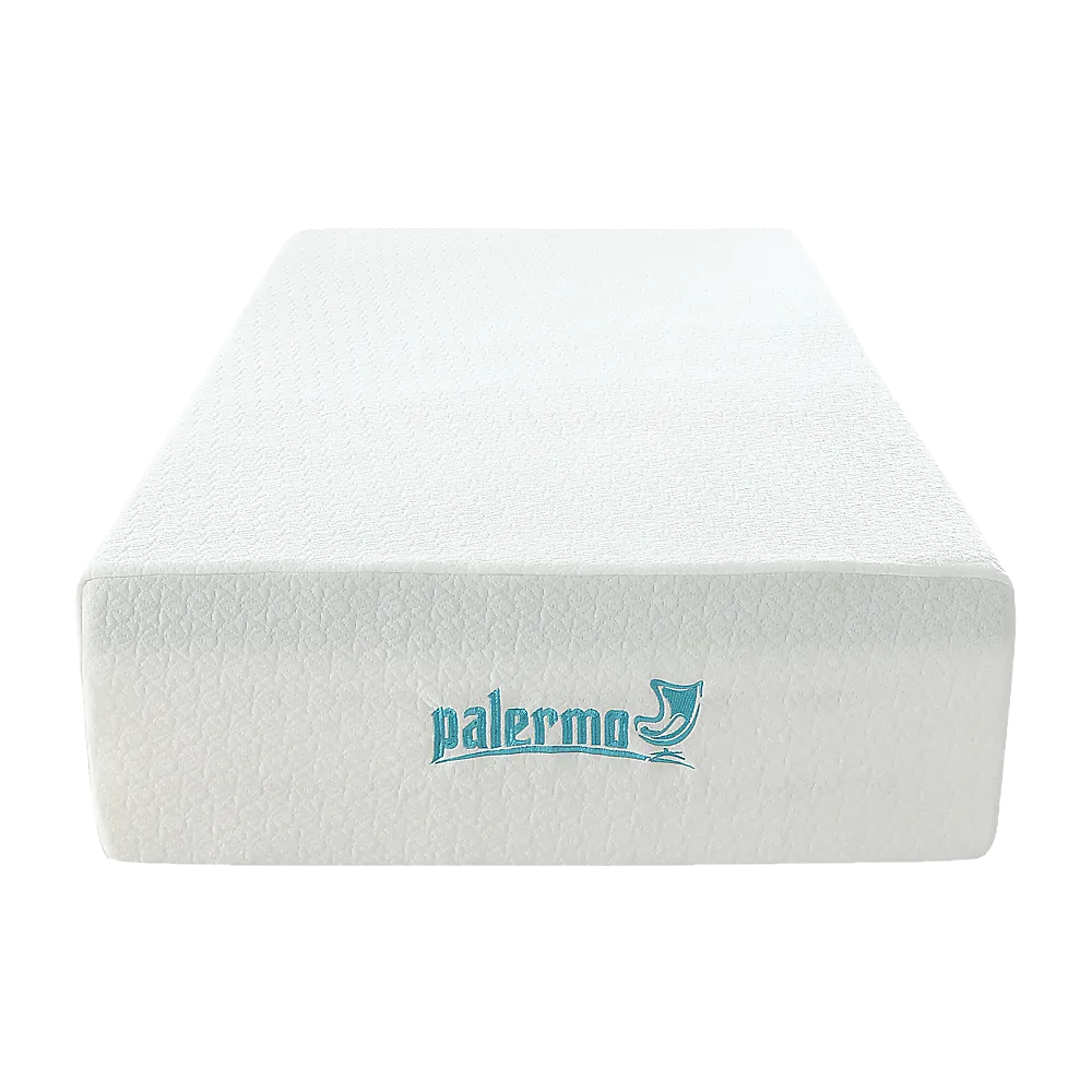Palermo Single Mattress 30cm Memory Foam Green Tea Infused CertiPUR Approved