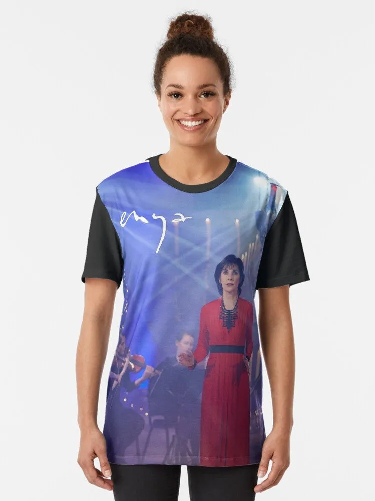 "Enya Christmas Graphic T-Shirt"