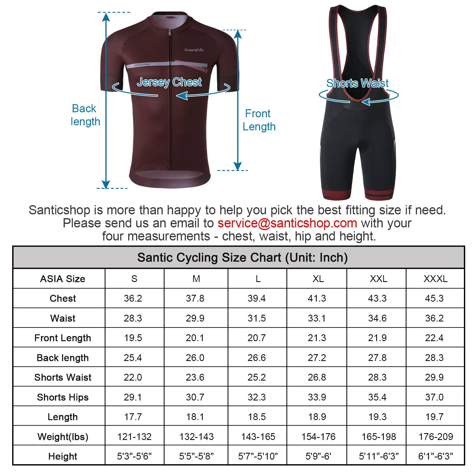 Santic CD Red Men Cycling Outfit