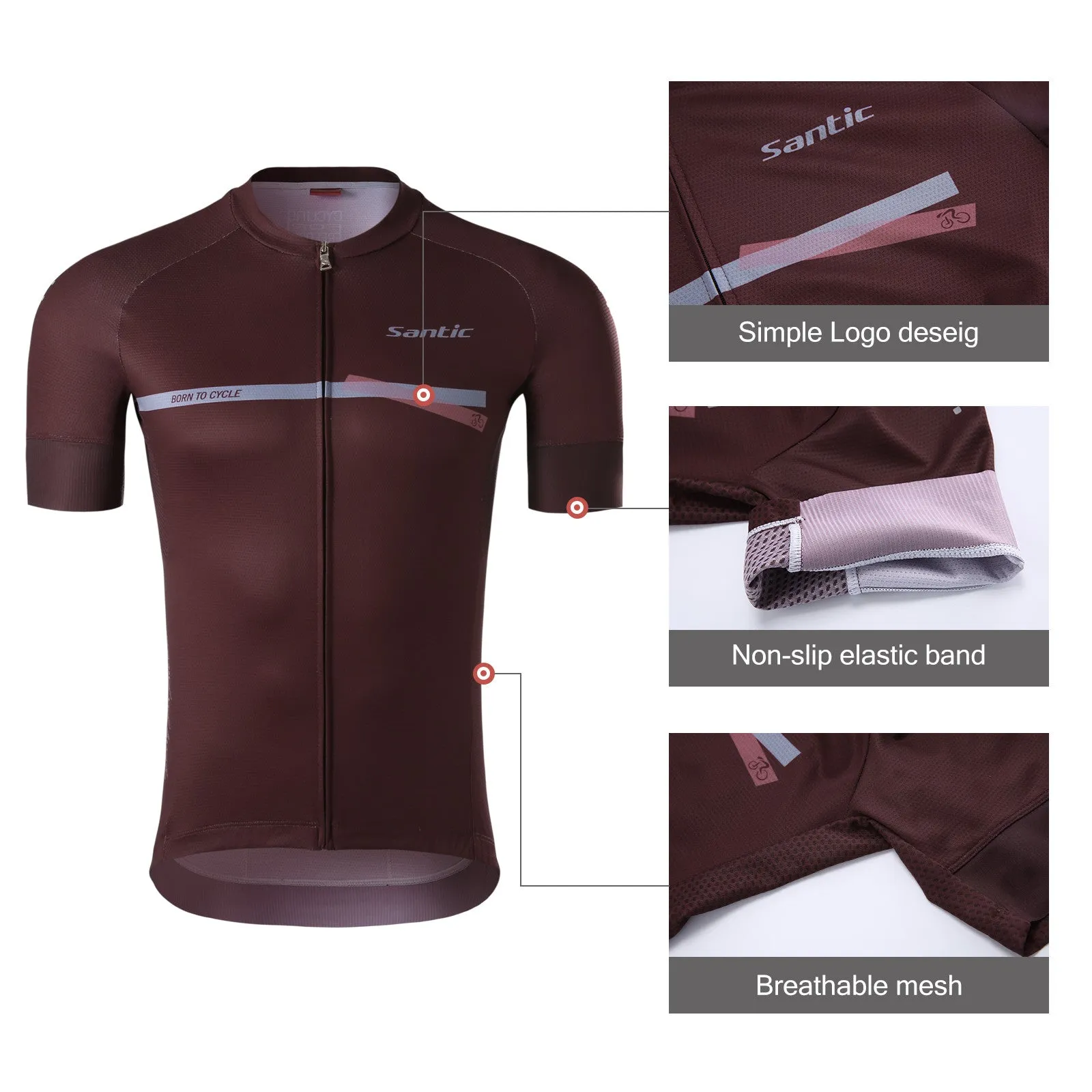 Santic CD Red Men Cycling Outfit