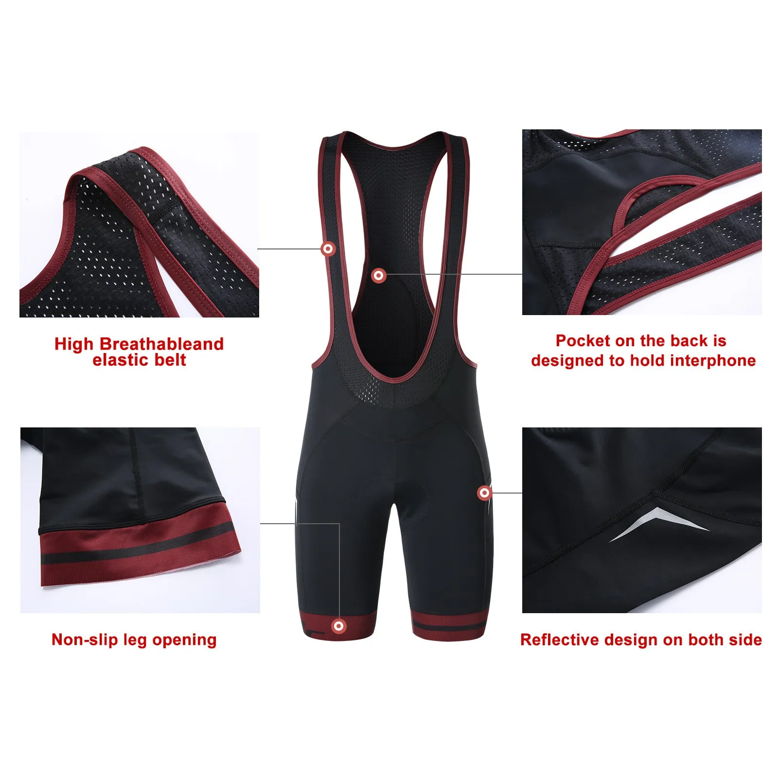 Santic CD Red Men Cycling Outfit