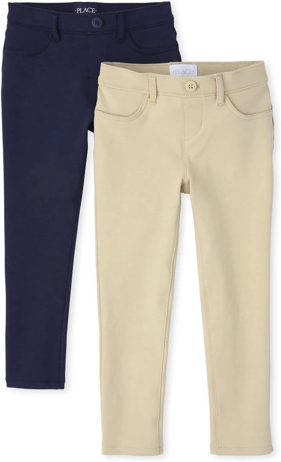 The Children's Place Girls' Ponte Knit Pull on Jeggings,multipacks