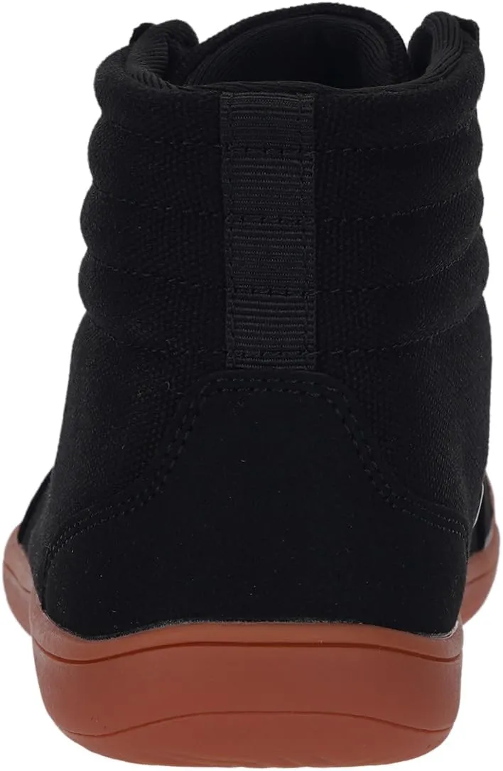 WHITIN Women's Wide High-Top Canvas Barefoot Sneakers | Minimalist Street-Ready Fit | Comfort-Forward Ankle Support